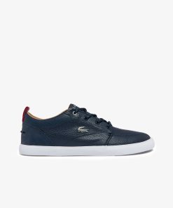 Lacoste Sneakers-Mens Bayliss Leather Perforated Collar Sneakers-37CMA0073-lacoste us