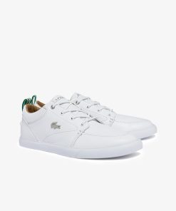 Lacoste Sneakers-Mens Bayliss Leather Perforated Collar Sneakers-37CMA0073-lacoste store near me 2