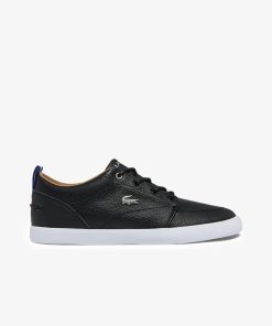 Lacoste Sneakers-Mens Bayliss Leather Perforated Collar Sneakers-37CMA0073-lacoste usa