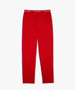 Lacoste Underwear & Loungewear-Mens Ultra-Soft Cotton Jersey Pajama Bottoms-3H1263-51-lacoste us 2