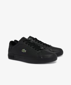 Lacoste Sneakers-Mens Powercourt Leather Sneakers-41SMA0030-lacoste us 2