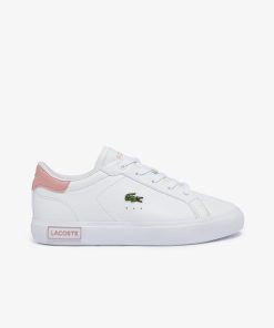 Lacoste Shoes & Accessories-Childrens Powercourt Sneakers-41SUC0014-lacoste outlet