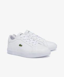 Lacoste Shoes & Accessories-Childrens Powercourt Sneakers-41SUC0014-locoste 2