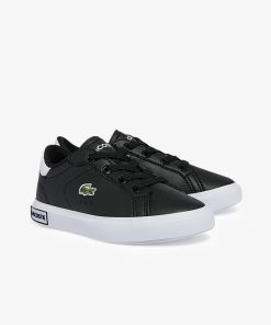 Lacoste Shoes & Accessories-Infants Powercourt Sneakers-41SUI0014-lacoste france 2