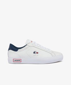 Lacoste Sneakers-Womens Powercourt Leather Sneakers-43SFA0030-lacoste outlet