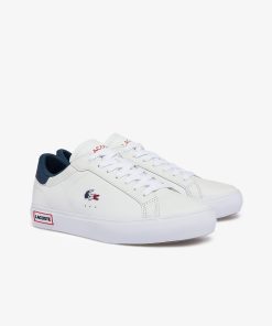 Lacoste Sneakers-Womens Powercourt Leather Sneakers-43SFA0030-lacoste outlet 2