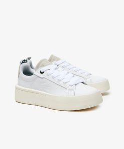 Lacoste Women-Womens Carnaby Platform Leather Sneakers-45SFA0040-locoste 2