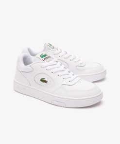 Lacoste Sneakers-Womens Lineset Leather Sneakers-46SFA0042-la coste 2