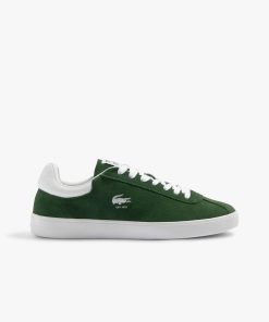 Lacoste Sneakers-Mens Baseshot Leather Sneakers-46SMA0065-lacoste outlet