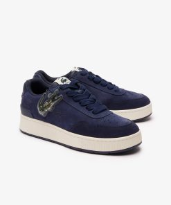 Lacoste Sneakers-Mens Holiday Capsule Ace Clip Leather Sneakers-46SMA0108-lacoste cardigan 2