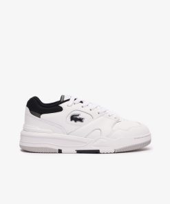 Lacoste Sneakers-Womens Lineshot Leather Sneakers-47SFA0057-lacoste usa