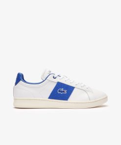 Lacoste Sneakers-Mens Carnaby Pro CGR Bar Leather Sneakers-47SMA0048-lacoste factory outlet