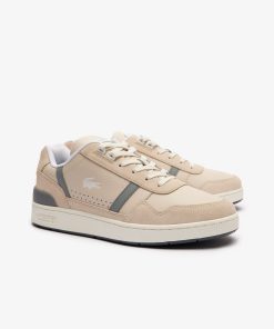 Lacoste Sneakers-Mens T-Clip Leather Sneakers-47SMA0067-lacosta 2