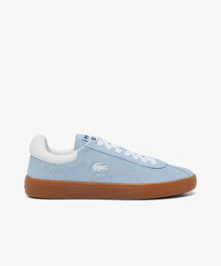 Lacoste Sneakers-Womens Baseshot Suede Sneakers-48SFA0010-locoste