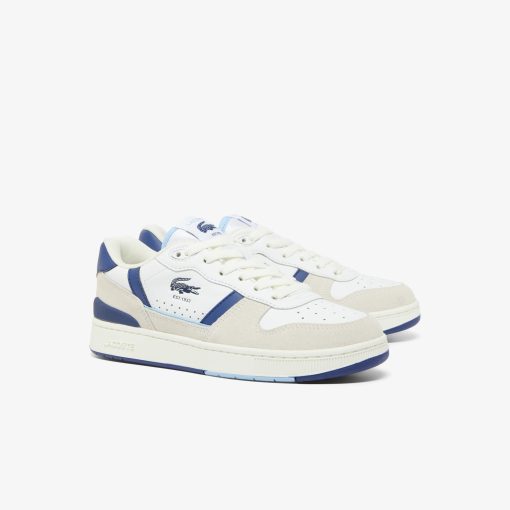 Lacoste Sneakers-Womens T-Clip Set Leather Sneakers-48SFA0045-lacoste factory outlet - Image 2