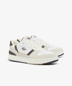 Lacoste Sneakers-Womens T-Clip Set Leather Sneakers-48SFA0045-lacoste factory outlet 2