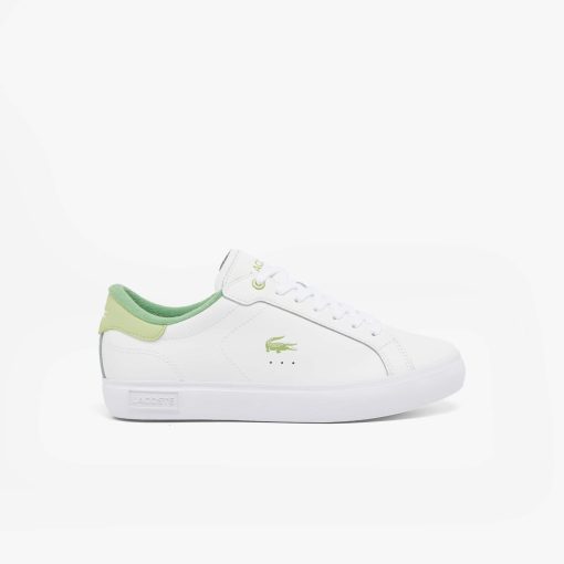 Lacoste Sneakers-Womens Powercourt Leather Sneakers-48SFA0108-lacoste outlet