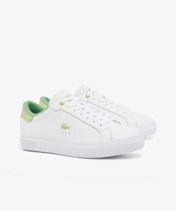 Lacoste Sneakers-Womens Powercourt Leather Sneakers-48SFA0108-lacoste outlet 2