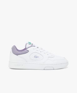 Lacoste Sneakers-Womens Lineset Leather Sneakers-48SFA0110-locoste