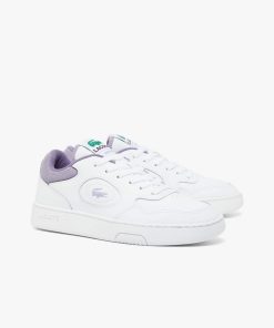 Lacoste Sneakers-Womens Lineset Leather Sneakers-48SFA0110-locoste 2