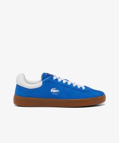 Lacoste Sneakers-Mens Baseshot Suede Sneakers-48SMA0008-locoste