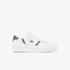 Lacoste Sneakers-Mens T-Clip Velcro Leather Sneakers-46SMA0073-lacoste us 3