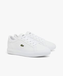 Lacoste Shoes & Accessories-Childrens Powercourt Sneakers-48SUC0014-locoste 2