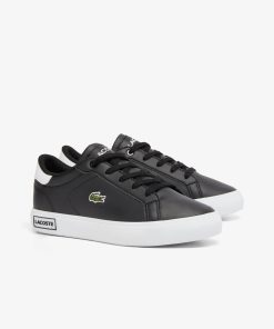 Lacoste Shoes & Accessories-Childrens Powercourt Sneakers-48SUC0014-lacoste factory outlet 2