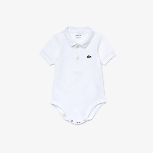 Lacoste Shoes & Accessories-Infants Piqué Onesie Gift Set-4J6963-51-lacosta