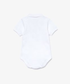 Lacoste Shoes & Accessories-Infants Piqué Onesie Gift Set-4J6963-51-lacosta 2