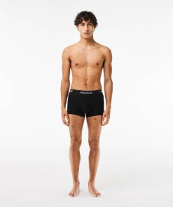 Lacoste Underwear-Mens Logo Waist Trunks 7-Pack-5H0864-51-locoste