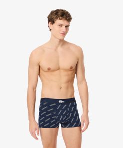 Lacoste Underwear & Loungewear-Mens 3-Pack Trunks-5H1288-51-lacoste factory outlet