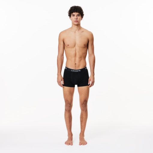 Lacoste Underwear-Mens 3-Pack Stretch Trunks-5H3389-51-locoste