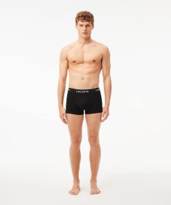 Lacoste Underwear-Mens 5-Pack Stretch Cotton Trunks-5H5203-51-locoste