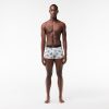 Lacoste Underwear-Mens Printed Stretch Cotton Trunks-5H8396-51-lacoste sale 4