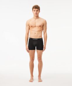 Lacoste Underwear & Loungewear-Mens 3-Pack Microfiber Trunks-5H9623-51-lacoste sale