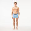 Lacoste Underwear & Loungewear-Mens 3-Pack Microfiber Trunks-5H9623-51-locoste 4