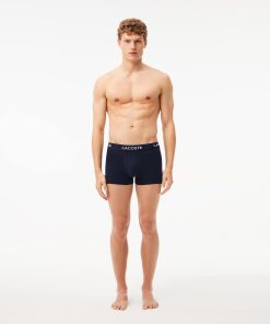 Lacoste Underwear & Loungewear-Mens 3-Pack Boxer Briefs-6H1282-51-lacost