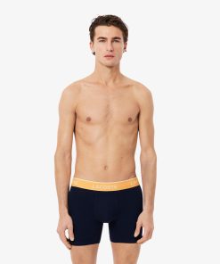 Lacoste Underwear & Loungewear-Mens 3-Pack Boxer Briefs-6H1282-51-lacoste factory outlet