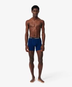 Lacoste Underwear & Loungewear-Mens Branded Waist Boxer Briefs 5-Pack-6H1301-51-lacoste sale