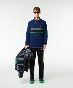 Lacoste Sweaters & Sweatshirts-Mens Made in France High-Neck Wool Sweater-AH0817-51-lacoste near me 2