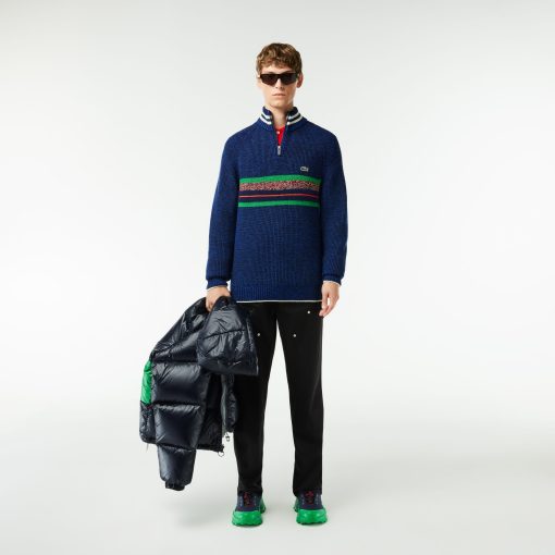 Lacoste Sweaters & Sweatshirts-Mens Made in France High-Neck Wool Sweater-AH0817-51-lacoste near me - Image 2