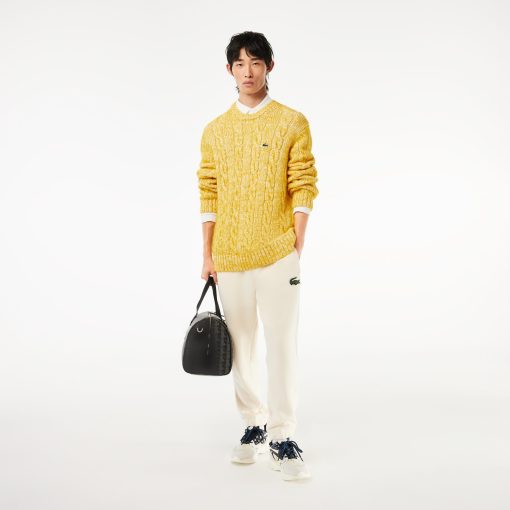 Lacoste Unisex Cotton and Alpaca Wool Cable Knit Sweater-AH0820-51-lacost - Image 2