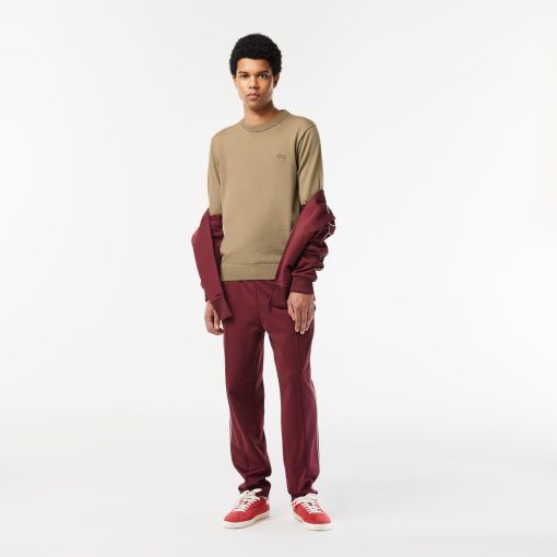 Lacoste Sweaters & Sweatshirts-Mens Merino Wool Crew Neck Sweater-AH1969-51-lacost - Image 2