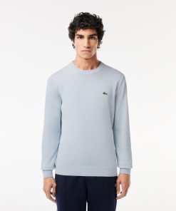 Lacoste Sweaters & Sweatshirts-Mens Crew Neck Cotton Sweater-AH1985-51-lacoste outlet