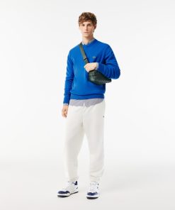 Lacoste Sweaters & Sweatshirts-Mens Crew Neck Wool Sweater-AH1988-51-lacoste outlet 2