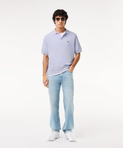 Lacoste Sweaters & Sweatshirts-Mens Relaxed Fit Cotton Polo Sweater-AH7642-51-la coste 2