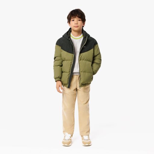 Lacoste Sweaters & Sweatshirts-Kids Cotton and Merino Wool Blend Sweater-AJ1121-51-lacoste us - Image 2