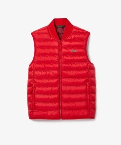 Lacoste Jackets & Coats-Mens Water-Repellent Puffer Vest-BH0537-51-lacoste france 2