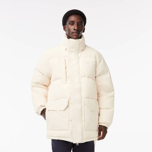 Lacoste Jackets & Coats-Mens Water-Repellent Puffer Jacket-BH1583-51-lacoste factory outlet